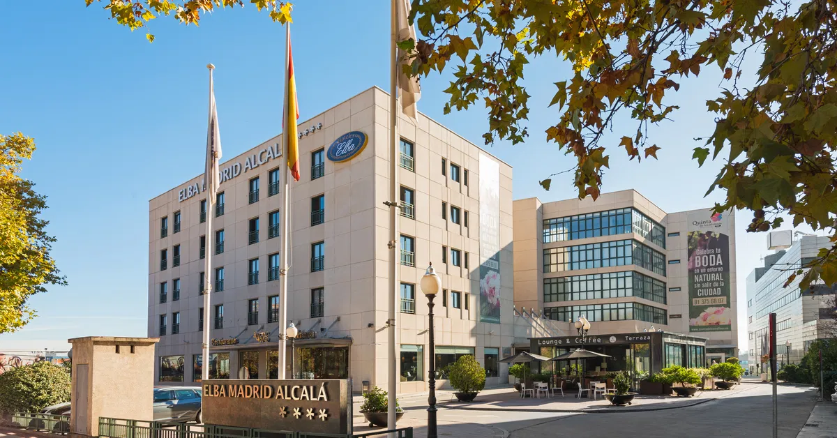 Fachada de hotel Elba en madrid